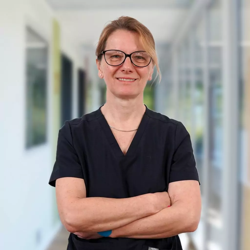 Dr. Christiane Stengel, Tierärztin am Tierärztezentrum Neuland Bergheim