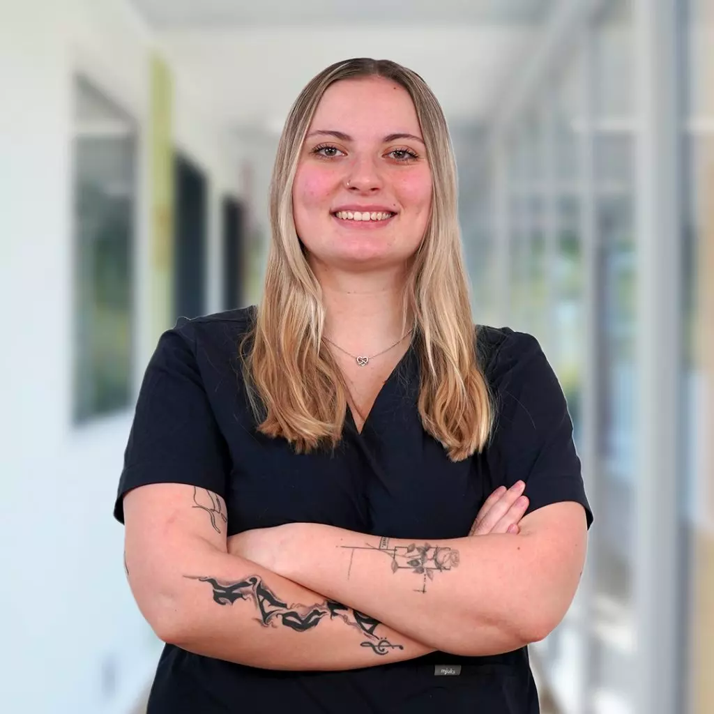 Julia Kessenich, Auszubildende am Tierärztezentrum Neuland Bergheim