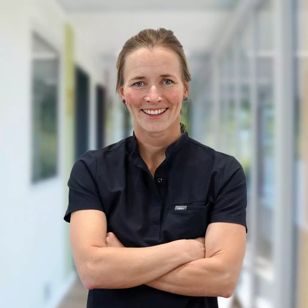 Maria Münch, Tierärztin am Tierärztezentrum Neuland Bergheim