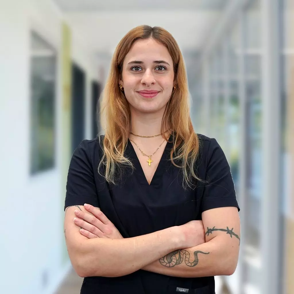 Monika Meusch, Empfang am Tierärztezentrum Neuland Bergheim