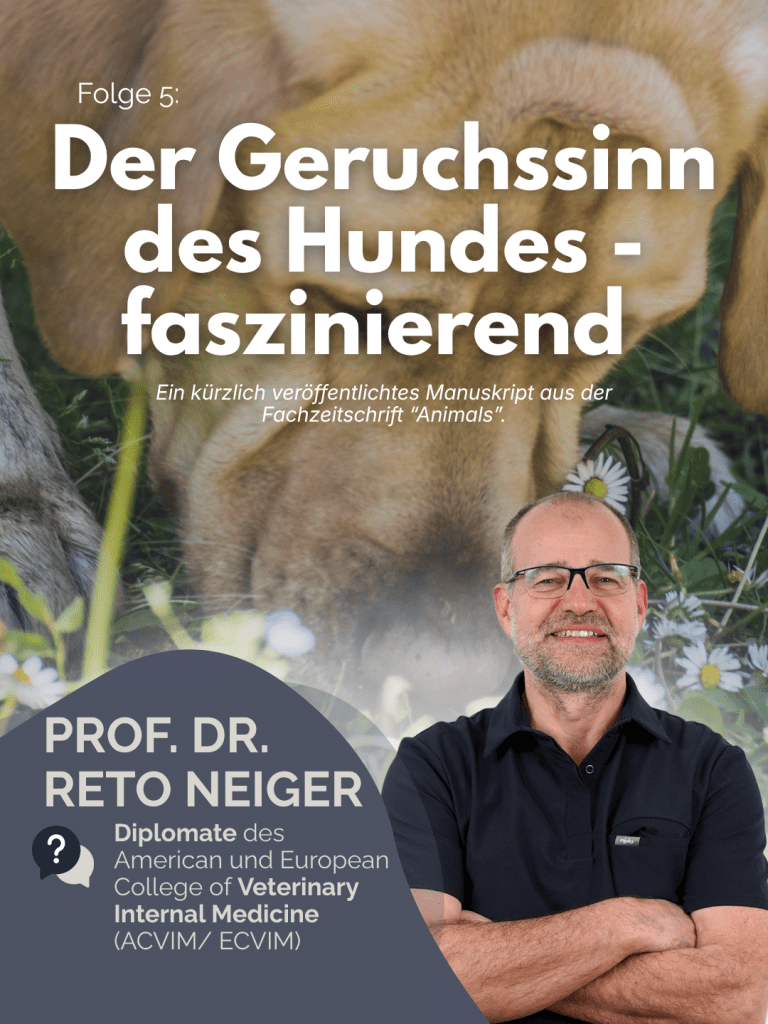 Prof. Dr. Reto Neiger – „Der Professor erklärt" Folge 5: Der Geruchssinn des Hundes – faszinierend – Cover